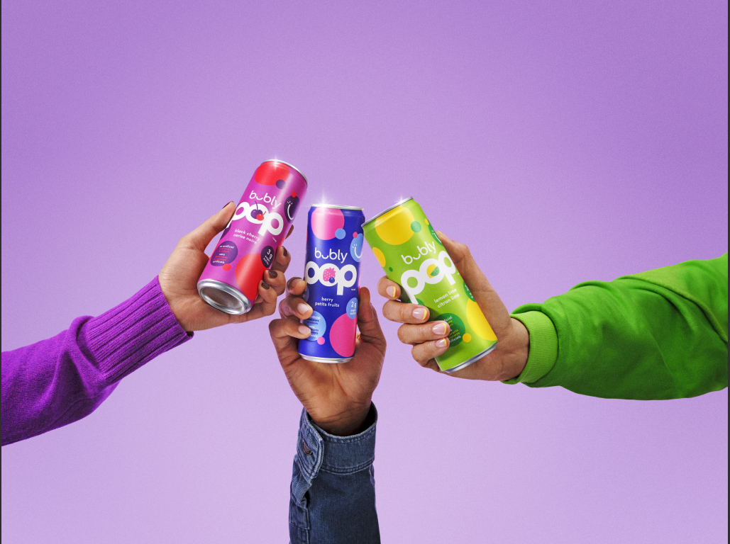 Le secret a été dévoilé : bubly présente bubly POP, un nouveau soda maintenant offert en exclusivité au Canada.